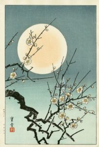 kawase hasui moon blossom